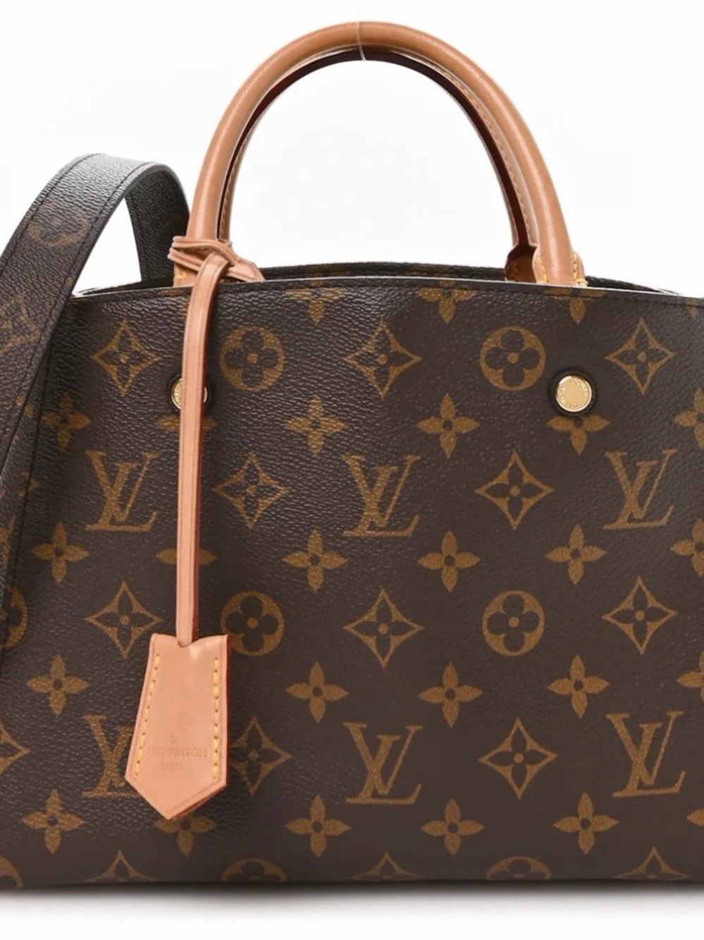 Louis Vuitton Monogram Canvas Tote with Vachetta Trim